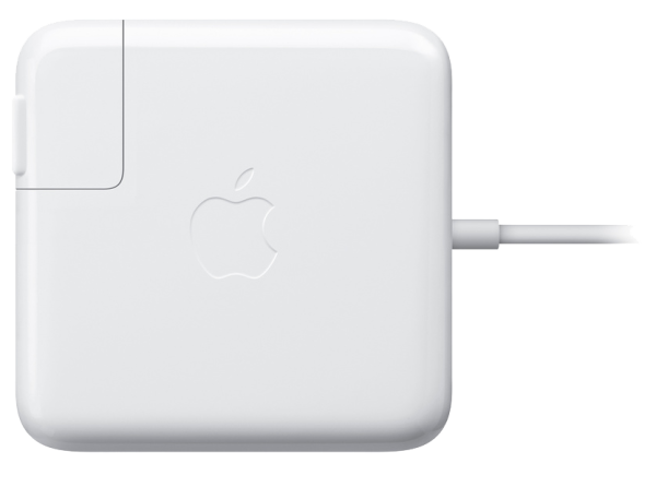 Picture of an Apple Laptop power adapter